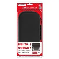 Nintendo Switch - Pouch - Video Game Accessories (大容量セミハードポーチ ブラックグレー (Switch Lite用))