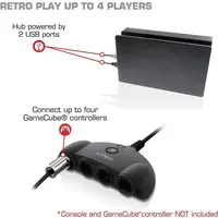 WiiU - Game Controller - Video Game Accessories (RETRO CONTROLLER HUB PLUS (Switch/WiiU/PC用))