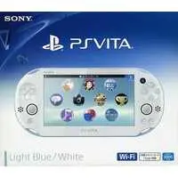 PlayStation Vita - Video Game Console (PlayStation Vita本体 Wi-Fiモデル ライトブルー・ホワイト[PCH-2000](状態：箱(内箱含む)状態難))