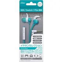 PlayStation 4 - Earphone - Video Game Accessories (アクラス イヤホンセレクション マイクplus (ターコイズ)[SASP-0588])