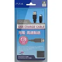 PlayStation 4 - Video Game Accessories - Game Controller (ワイヤレスコントローラー充電ケーブル USB CHARGE CABLE 1.8m)