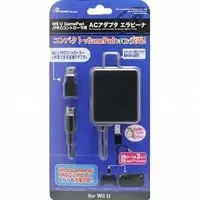WiiU - Video Game Accessories (ACアダプタ エラビーナ ブラック(WiiU GamePad/PROコントローラ用))