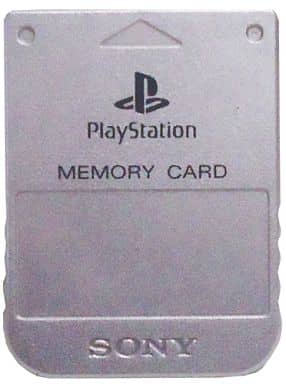 PlayStation - Memory Card - Video Game Accessories (メモリーカード シルバー)