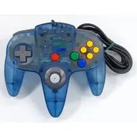 NINTENDO64 - Video Game Accessories (アスキーパッド64(クリアブルー))