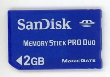 PlayStation Portable - Video Game Accessories - Memory Stick (メモリースティック PRO Duo 2GB [MSPD-2G])