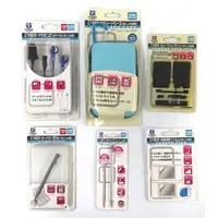 Nintendo DS - Video Game Accessories - Case - Touch pen - Monitor Filter - Earphone (CYBER・お買い得!セレクトパック(DS Lite用) (ブラックセット))