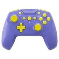 Nintendo Switch - Video Game Accessories - Game Controller (CYBER・ジャイロコントローラー無線タイプ パープル×イエロー[CYNSGYCWLPY])