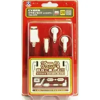 GAME BOY ADVANCE - Earphone - Video Game Accessories (GBA用CYBER・イヤホンセット(レトロカラー))