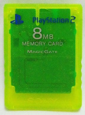 PlayStation 2 - Memory Card - Video Game Accessories (メモリーカード8MB エメラルド アジア版(PS2))