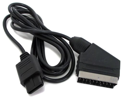 SUPER Famicom - Video Game Accessories - RGB cable (スーパーファミコン用 アナログ21ピンRGBケーブル(スーファミ出力コネクタ) 約2m)