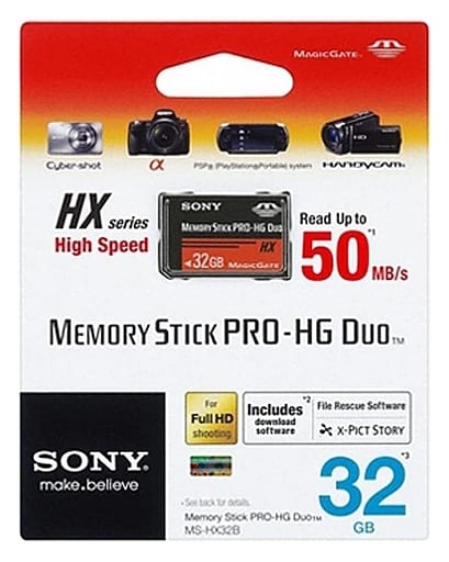 PlayStation Portable - Video Game Accessories - Memory Stick (メモリースティック PRO-HG DUO HX 32GB)