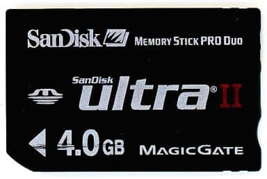 PlayStation Portable - Video Game Accessories - Memory Stick (サンディスク UltraII メモリースティック PRO Duo 4GB[SDMSPDH-4096-903])