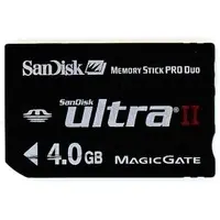 PlayStation Portable - Video Game Accessories - Memory Stick (サンディスク UltraII メモリースティック PRO Duo 4GB[SDMSPDH-4096-903])