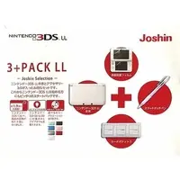 Nintendo 3DS - Nintendo 3DSLL (ニンテンドー3DSLL本体 3+PACK LL Joshin Selection (ミント×ホワイト))