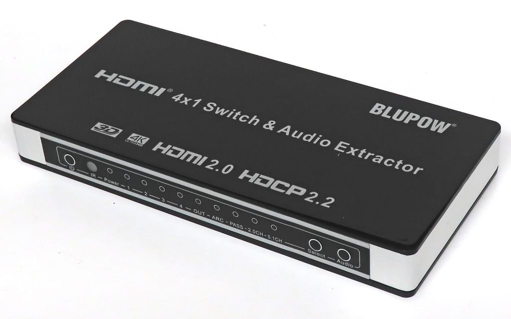 Video Game Accessories (BLUPOW HDMI 4×1 Switch ＆Audio Extractor)