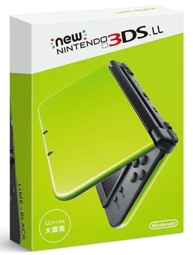 Nintendo 3DS - Nintendo 3DSLL (Newニンテンドー3DSLL本体 ライム×ブラック(状態：ARカード欠品))