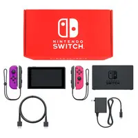 Nintendo Switch - Video Game Console (Nintendo Switch本体 カラーカスタマイズ [2019年8月モデル]/Joy-Con(L)ネオンパープル/(R)ネオンピンク/Joy-Conストラップ：ブラック)