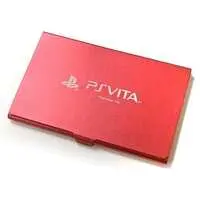 PlayStation Vita - Video Game Accessories - Case (メタルカードケース 2+2 (レッド))