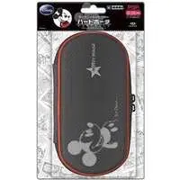 PlayStation Portable - Video Game Accessories - Pouch (ハードポーチポータブル ミッキーブラック(PSP-2000・3000専用))