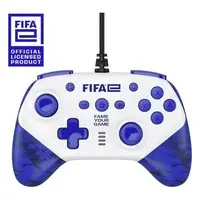 Nintendo Switch - Video Game Accessories - Game Controller (FIFAe ワイヤードコントローラー ホワイト (Switch/PC用))