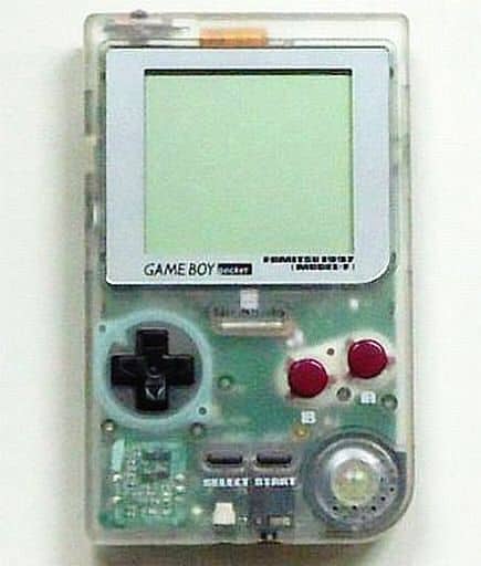 GAME BOY - GAME BOY pocket (ゲームボーイポケット本体(ファミ通限定・スケルトン)(状態：箱(内箱含む)・説明書状態難))