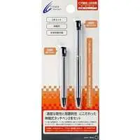 Nintendo 3DS - Video Game Accessories - Touch pen (メタルタッチペン2本セット ブラック(3DS用))