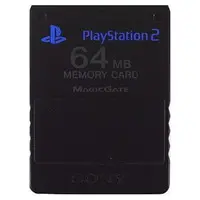 PlayStation 2 - Video Game Accessories - Memory Card (北米版 メモリーカード64M ブラック(SCPH-10020))