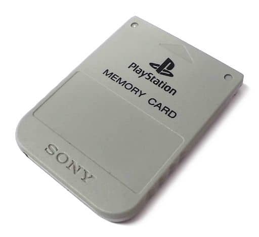 PlayStation - Video Game Accessories - Memory Card (メモリーカード・グレー(英)(PS))