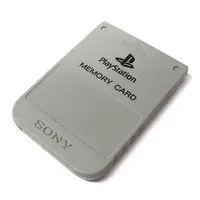 PlayStation - Video Game Accessories - Memory Card (メモリーカード・グレー(英)(PS))