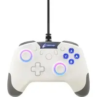 Nintendo Switch - Video Game Accessories - Game Controller (CYBER ゲーミングコントローラー HG 有線タイプ(ホワイト)[CY-WPCGCWD-WH])