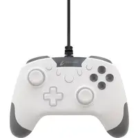 Nintendo Switch - Video Game Accessories - Game Controller (CYBER ゲーミングコントローラー HG 有線タイプ(ホワイト)[CY-WPCGCWD-WH])