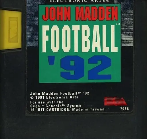 MEGA DRIVE - John Madden Football '92