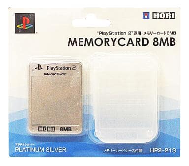 PlayStation 2 - Video Game Accessories - Memory Card (メモリーカード8MB(プラチナシルバー))