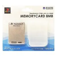 PlayStation 2 - Video Game Accessories - Memory Card (メモリーカード8MB(プラチナシルバー))