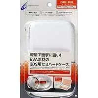 Nintendo 3DS - Video Game Accessories - Case (セミハードケース 3DS用 ホワイト)