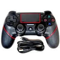 PlayStation 4 - Video Game Accessories - Game Controller (maexus PS4/PRO/PS3/PC用 ワイヤレスコントローラ(レッド))