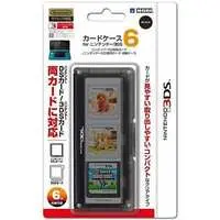 Nintendo 3DS - Video Game Accessories - Case (カードケース6 for3DS ブラック)