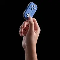 Nintendo Switch - Video Game Accessories (サイバーガジェット 8BitDo Micro Bluetooth Gamepad Blue)