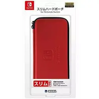 Nintendo Switch - Video Game Accessories - Pouch (スリムハードポーチ for Nintendo Switch レッド)