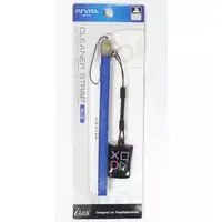 PlayStation Vita - Video Game Accessories (クリーナーストラップ (ブルー))