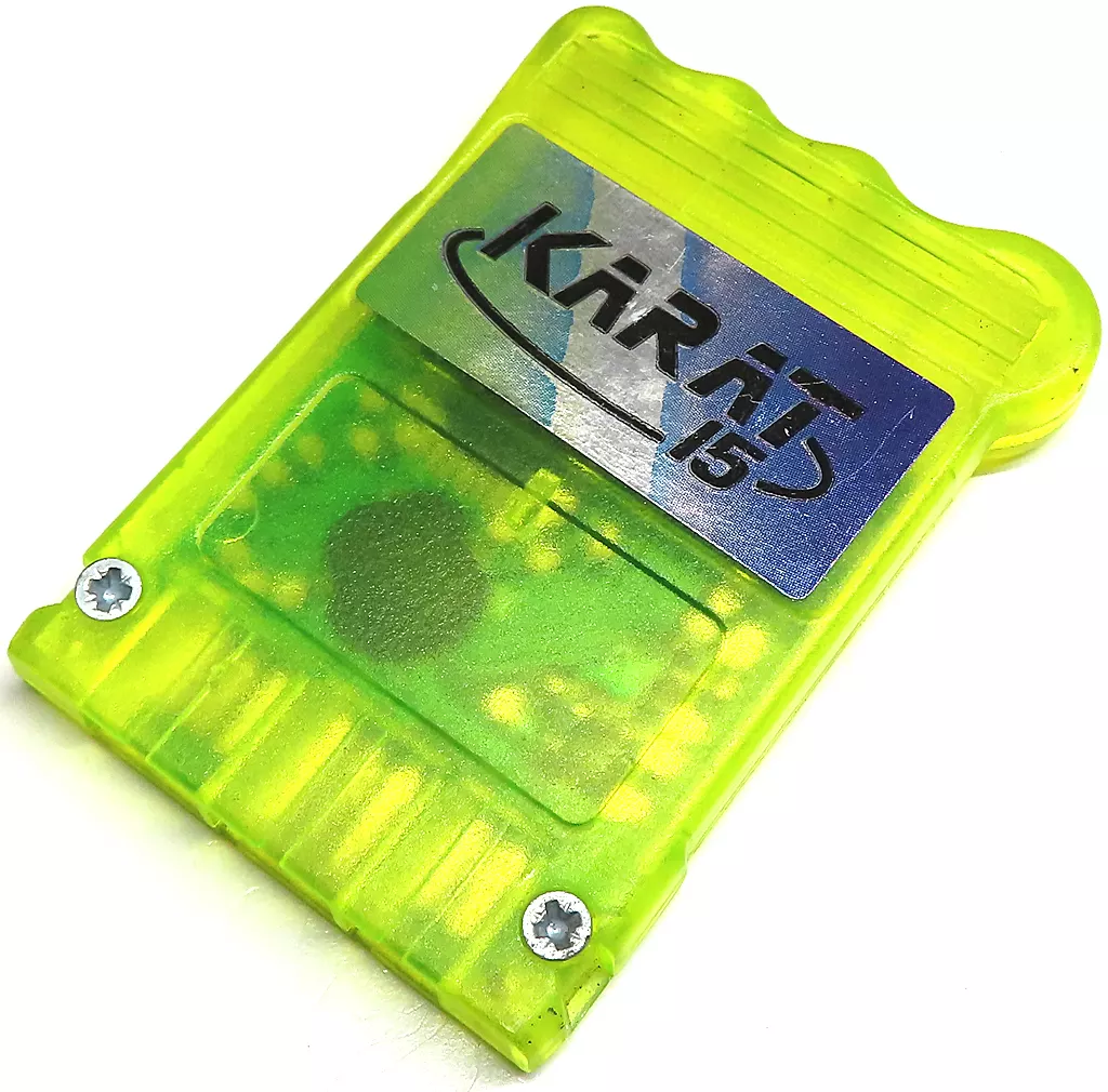 PlayStation - Video Game Accessories - Memory Card (メモリーカード KARAT 15(クリアイエロー))