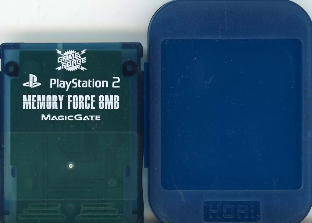 PlayStation 2 - Video Game Accessories - Memory Card (Playstation2 専用メモリーカード(8MB) MEMORY FORCE(クリアブルー))