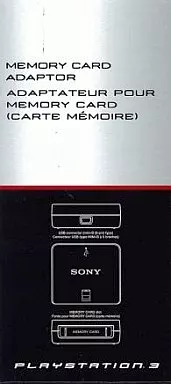 PlayStation 3 - Video Game Accessories - Memory Card (海外版 MEMORY CARD ADAPTOR(PS3用))