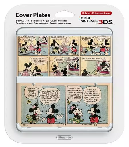 Nintendo 3DS - Video Game Accessories - Kisekae Plate - Mickey Mouse