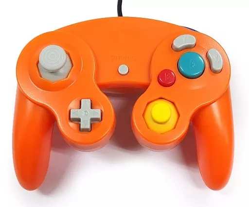 NINTENDO GAMECUBE - Video Game Accessories - Game Controller (Shock Wired Game Controller(オレンジ))