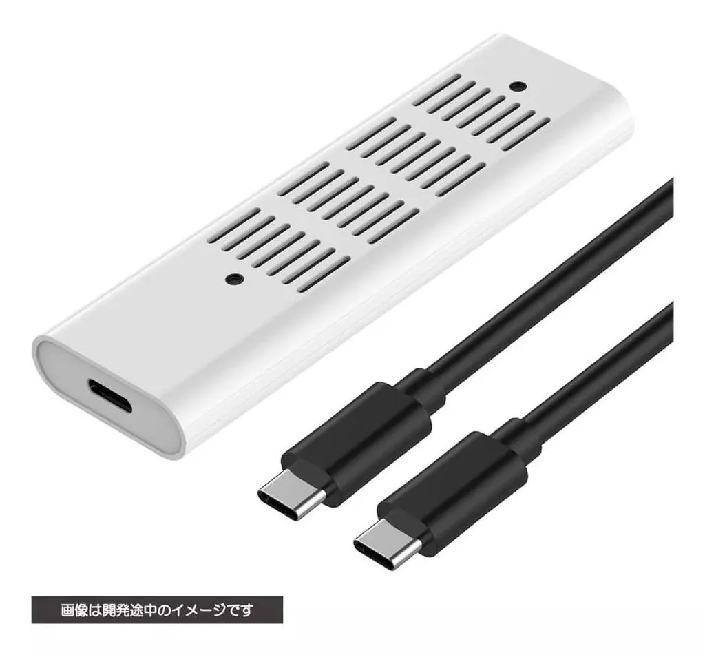 PlayStation 5 - Video Game Accessories (M.2 SSD to USB変換アダプター ホワイト)