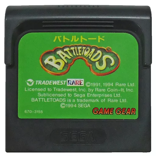 GAME GEAR - Battle Toads