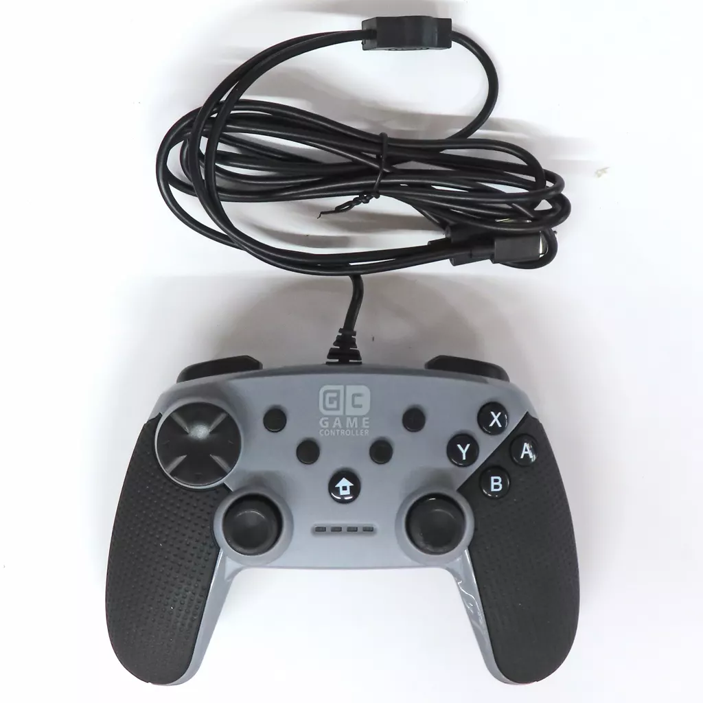 Nintendo Switch - Video Game Accessories - Game Controller (Switch対応 有線ゲームコントローラ−(Gray)[AH10358])