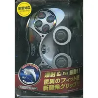 PlayStation 2 - Video Game Accessories (CYBER アナログ連射コントローラ シルバー)