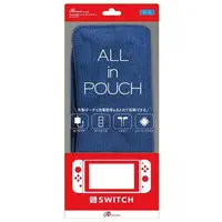 Nintendo Switch - Video Game Accessories (ALL in POUCH ブルー (SWITCH用))